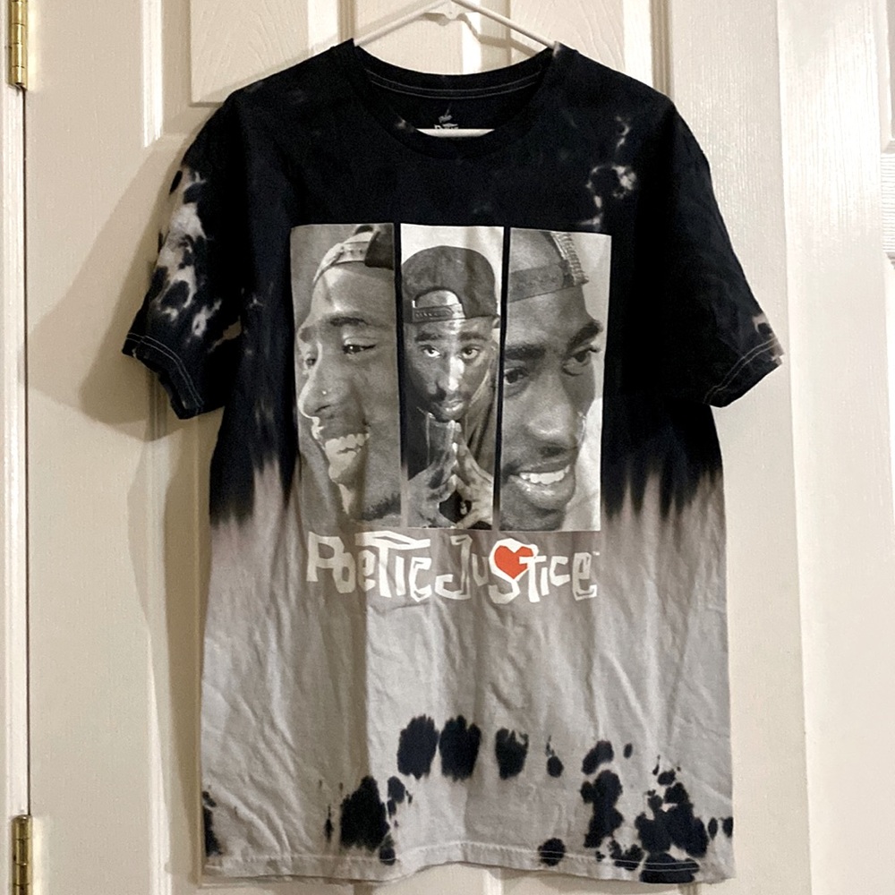 New! Poetic Justice Tupac Graphic Tee